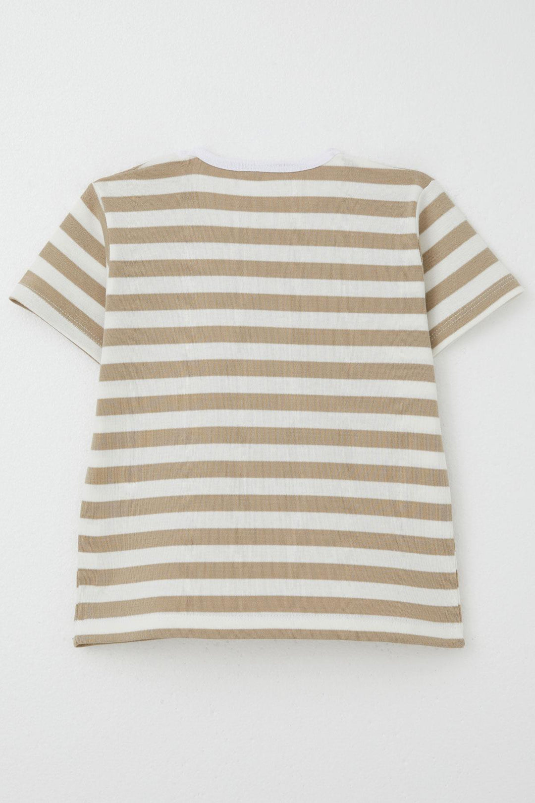 BRE Breeze Boys' T-shirt Striped 1-4 Years, Beige - Brant