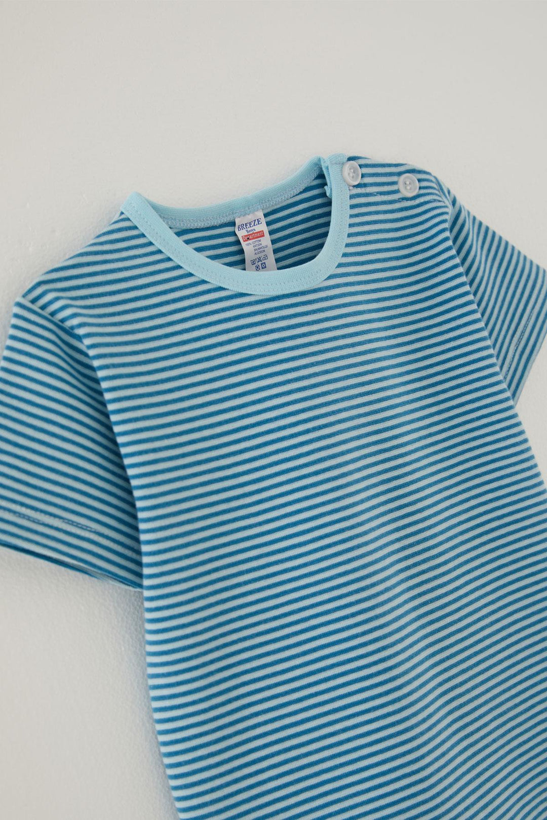 BRE Breeze Boys' T-shirt Striped 1-4 Years, Blue - Coppell