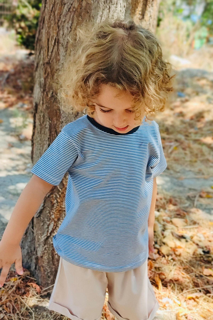BRE Breeze Boys' T-shirt Striped 1-4 Years, Mixed Color - Rueil-Malmaison