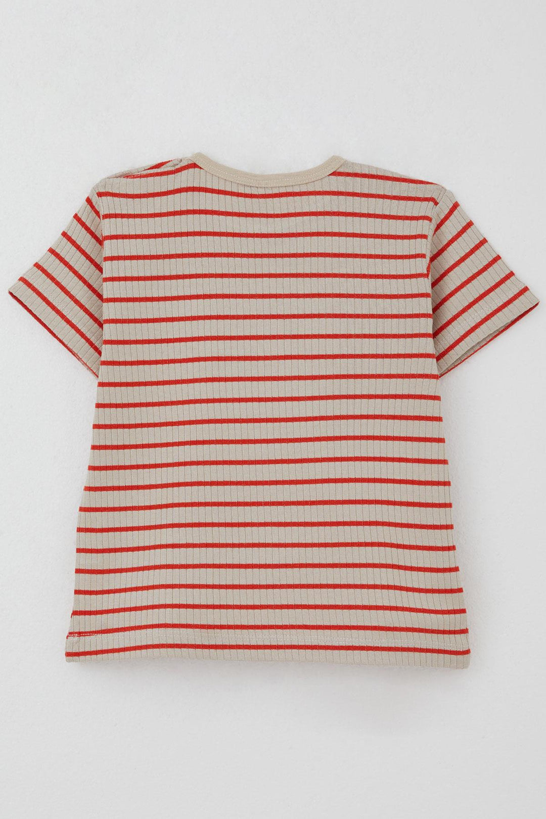 BRE Breeze Erkek Çocuk Tişört Patlı Çizgili 1-4 Yaş, Bej - Broomfield