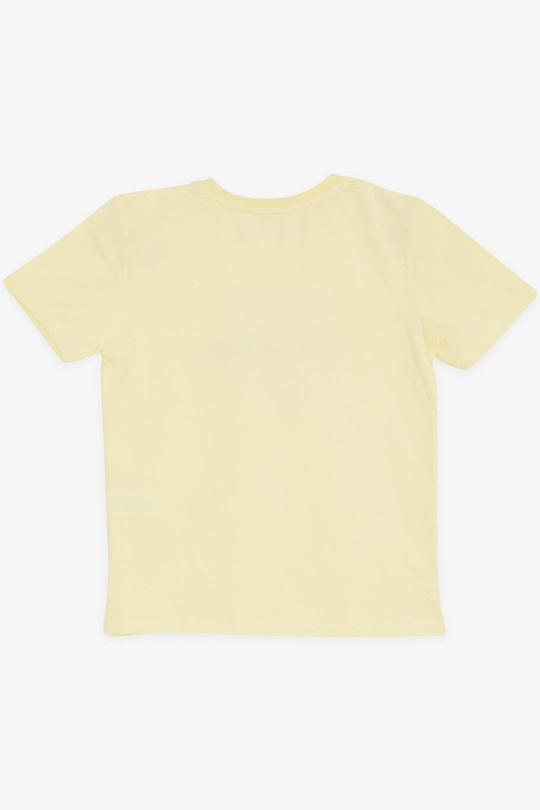 BRE Breeze Girls & Boys Boys T-shirt Colorful Printed with Text, 84 Years, Yellow - Kyle