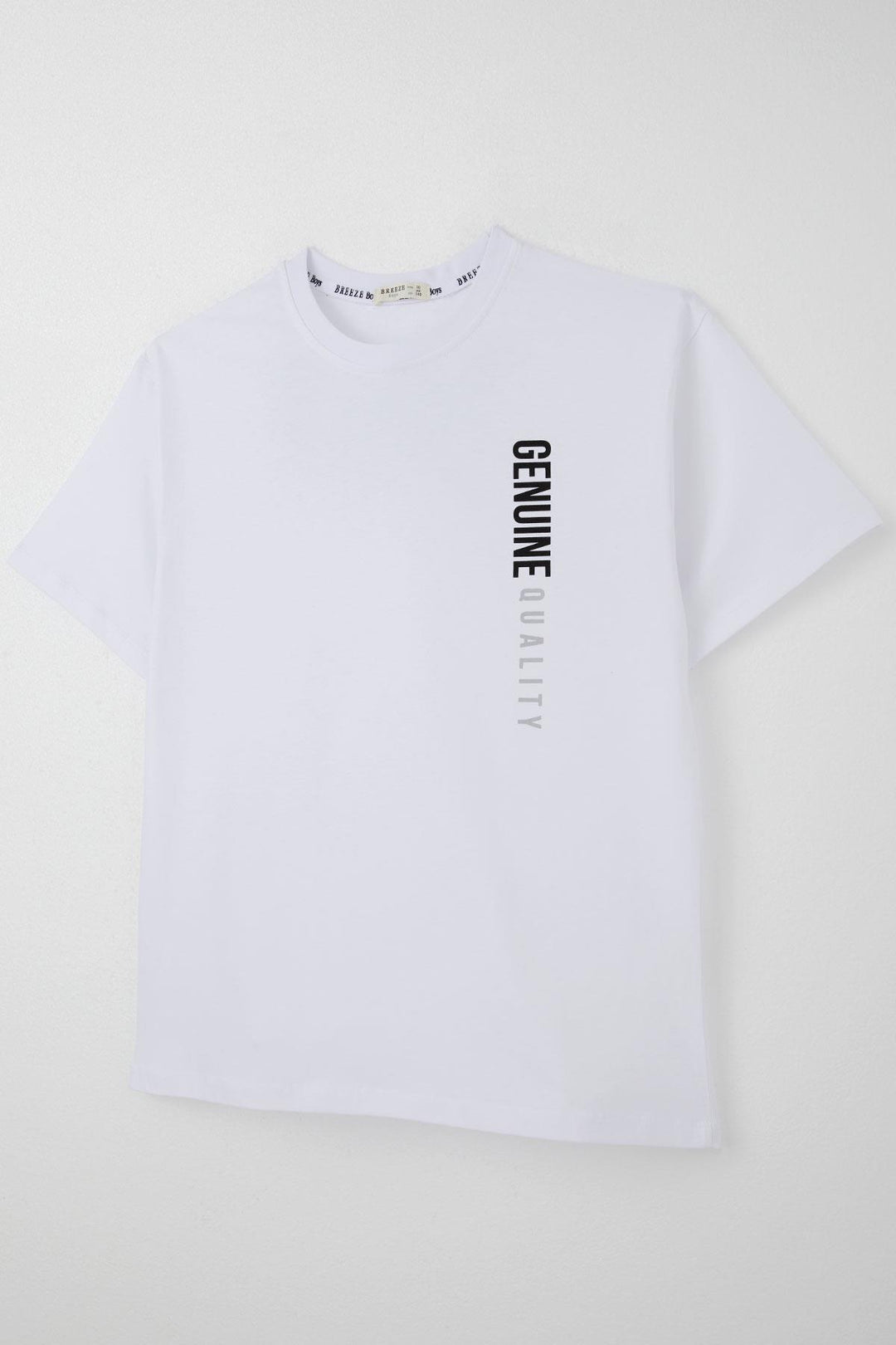 BRE Breeze Boys' T-shirt Back Printed 94 Years, White - Altrincham
