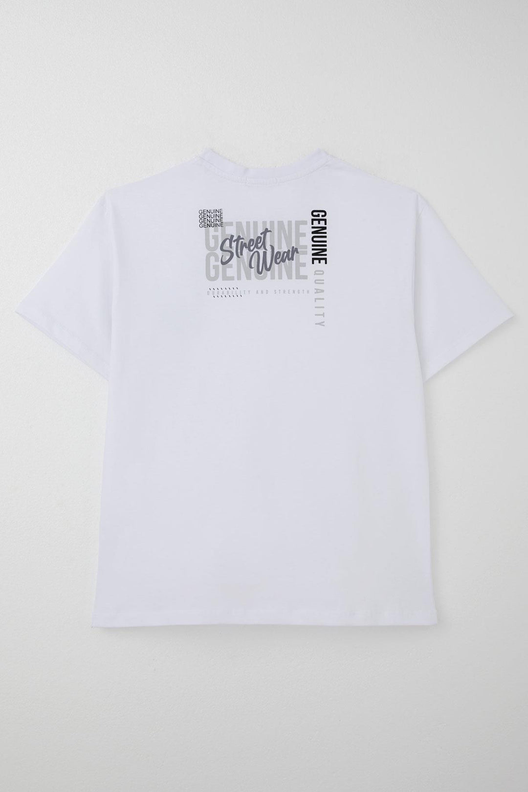 BRE Breeze Boys' T-shirt Back Printed 94 Years, White - Altrincham