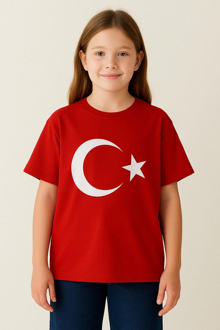 BRE Breeze Boys' T-shirt Turkish Flagged 44 Years, Red - Svyetlahorsk