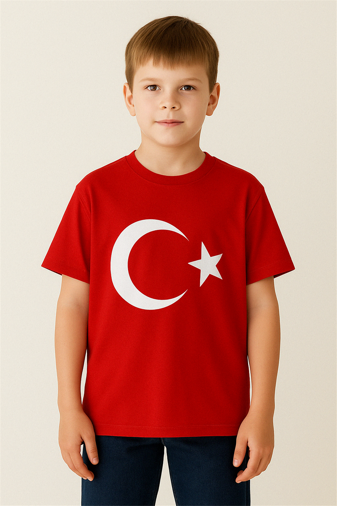 BRE Breeze Boys' T-shirt Turkish Flagged 44 Years, Red - Svyetlahorsk