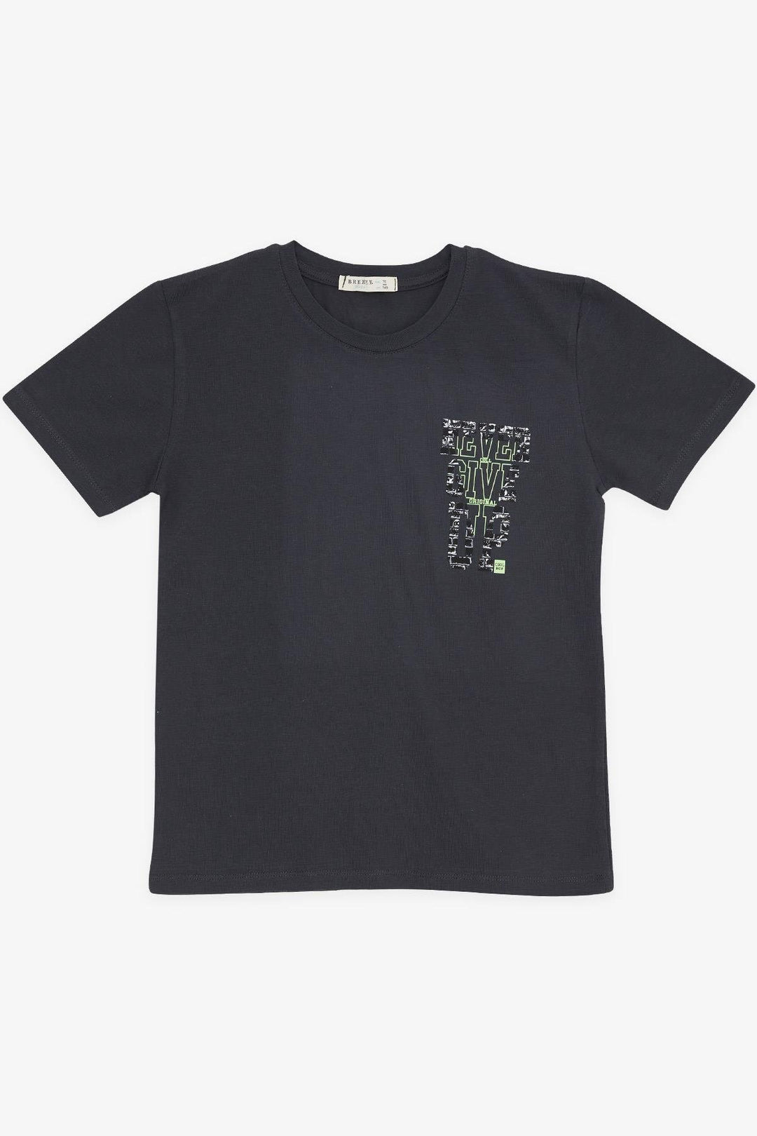 BRE Breeze Girls & Boys Boys T-Shirt Printed 84 Years, Anthracite - Grimsby