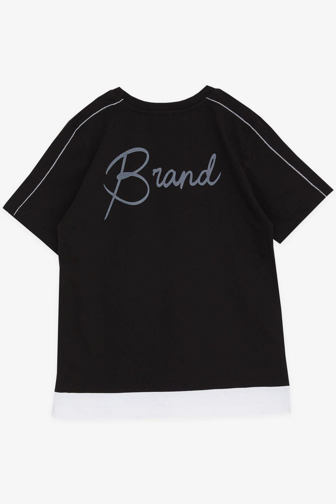 BRE Breeze Boys' T-shirt Printed with Text, 84 Years, Black - Walton upon Thames