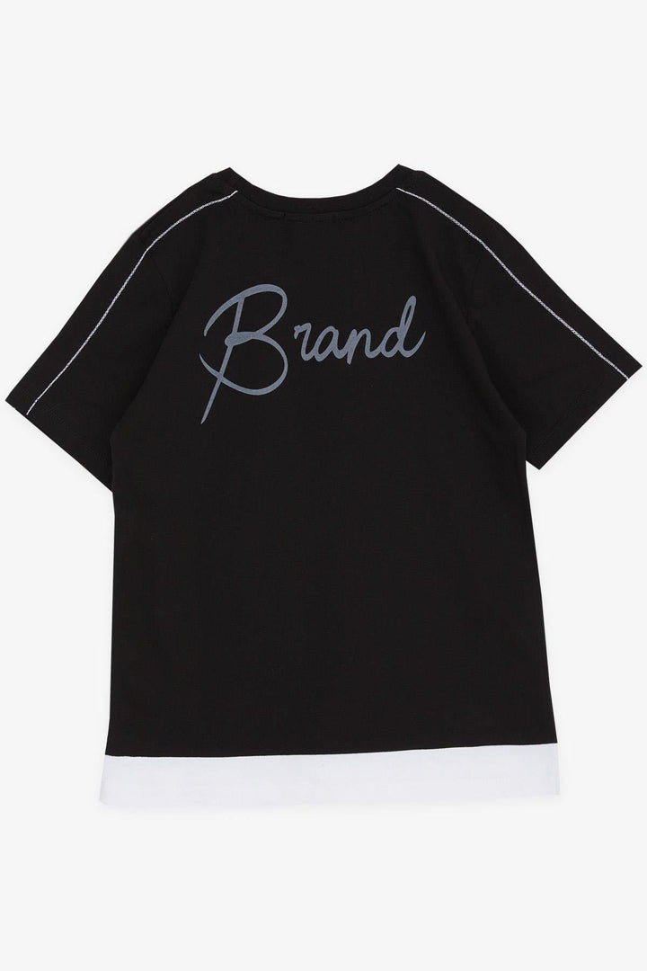 BRE Breeze Boys' T-shirt Printed with Text, 84 Years, Black - Walton upon Thames