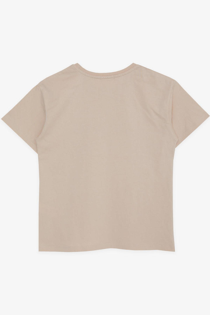 BRE Breeze Girls & Boys Boys T-Shirt Printed with Text, 50 Years, Beige - Bornheim