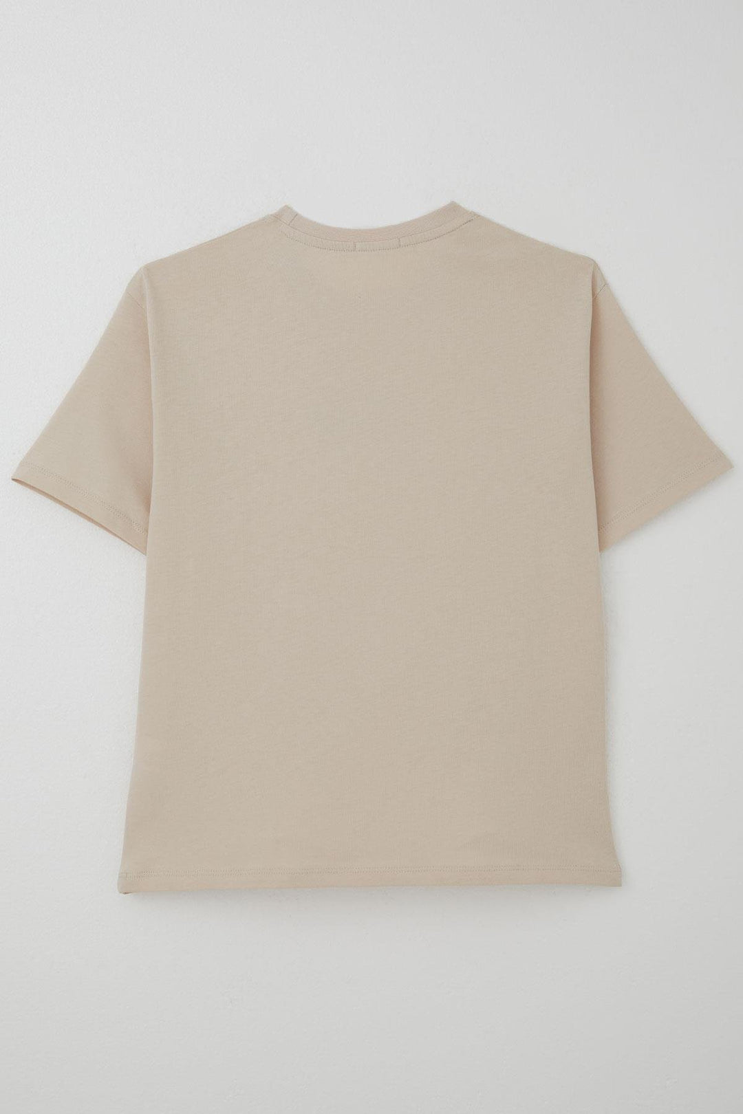 BRE Breeze Erkek Çocuk Tişört Yazı Baskılı 82 Yaş, Bej - Laguna Niguel