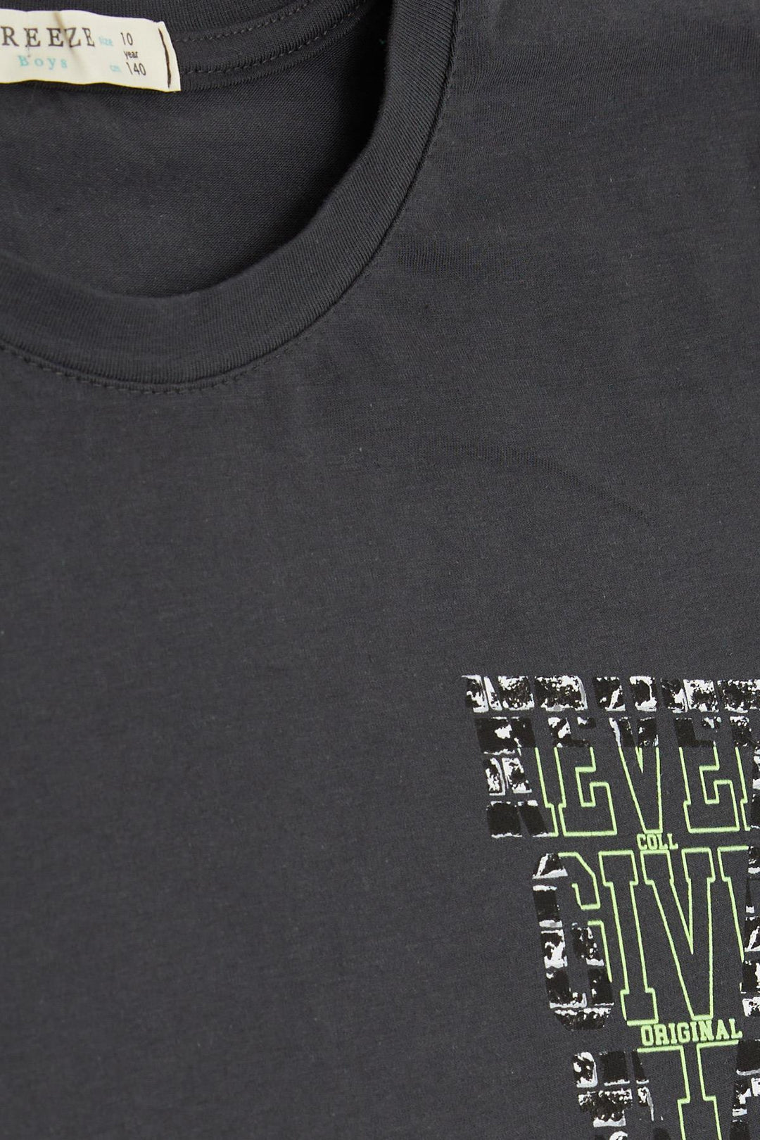 BRE Breeze Girls & Boys Boys T-Shirt Printed 84 Years, Anthracite - Grimsby