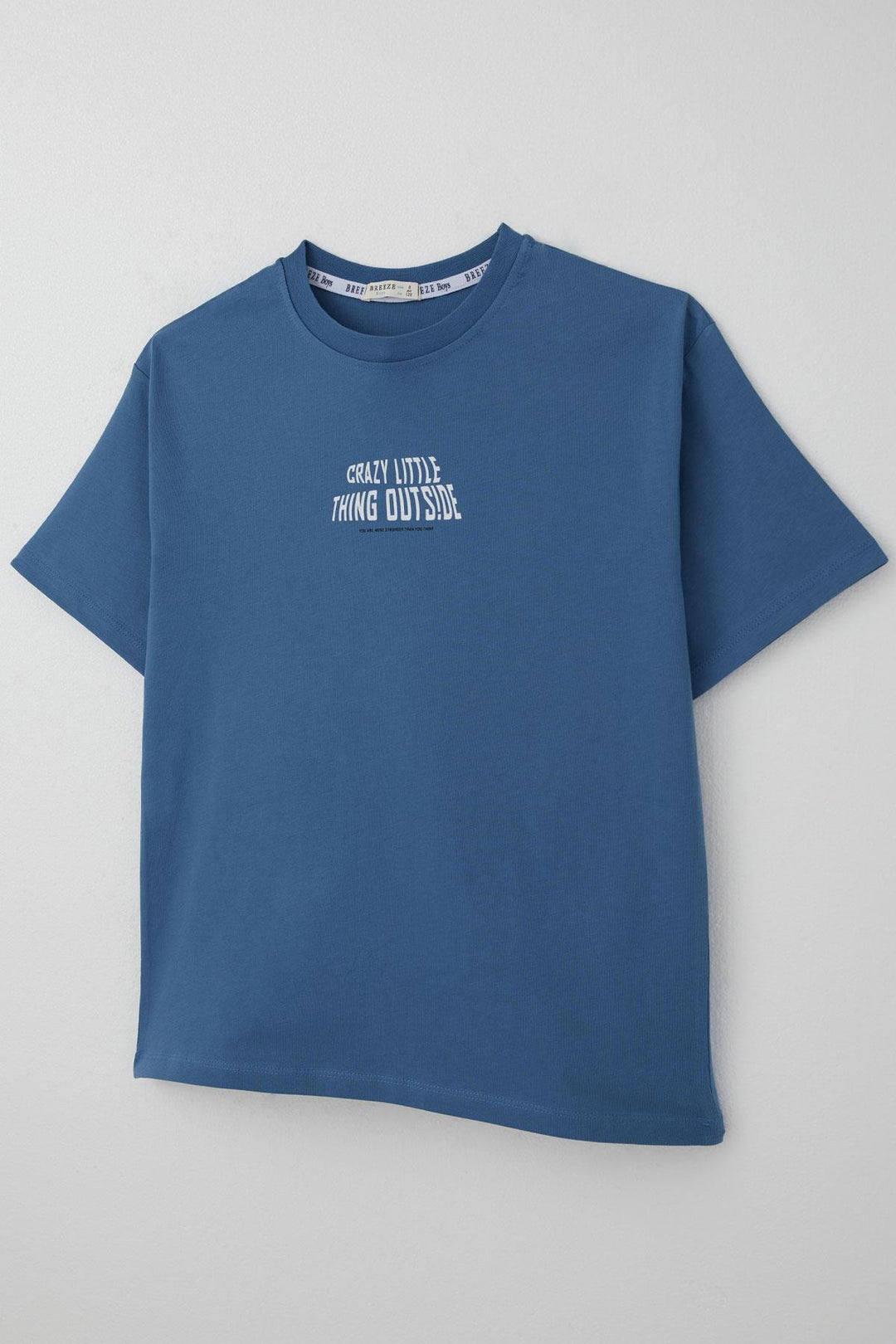BRE Breeze Erkek Çocuk Tişört Yazı Baskılı 82 Yaş, İndigo - Tula de Allende