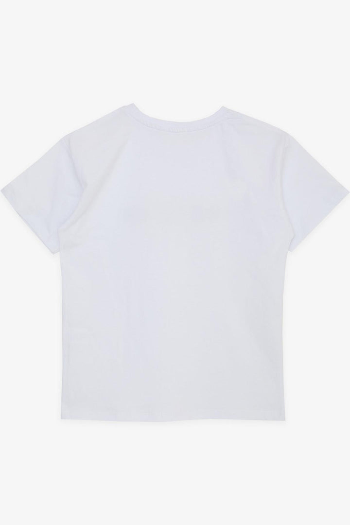 BRE Breeze Girls & Boys Boys T-Shirt Printed with Text, 50 Years, White - Indio