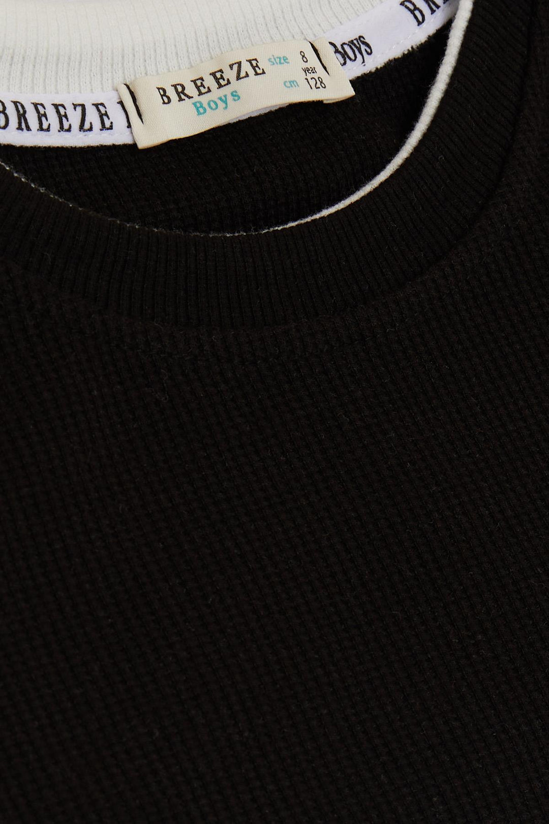 BRE Breeze Girls & Boys Boys Long Sleeve T-Shirt with Emblem 84 Years, Black - Weston