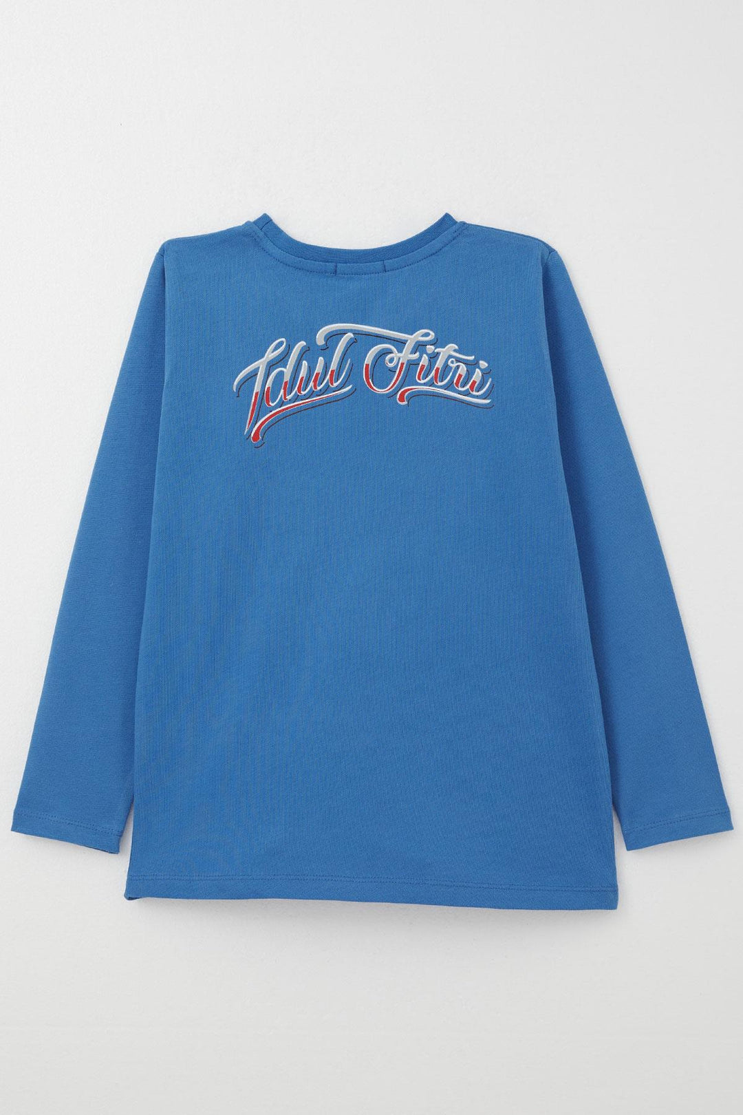 BRE Breeze Boys' Long Sleeve T-Shirt with Car Print, 4-8 Years, Sky Blue - Empoli