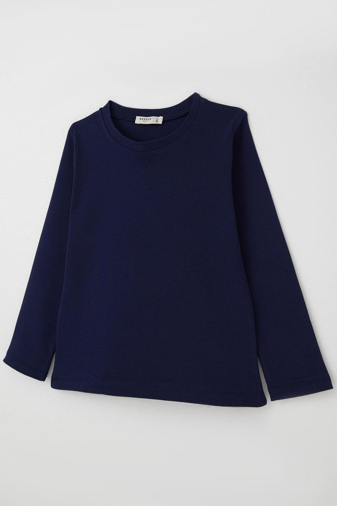 BRE Breeze Erkek Çocuk Uzun Kollu Tişört Basic 4-8 Yaş, Lacivert - Bitterfeld