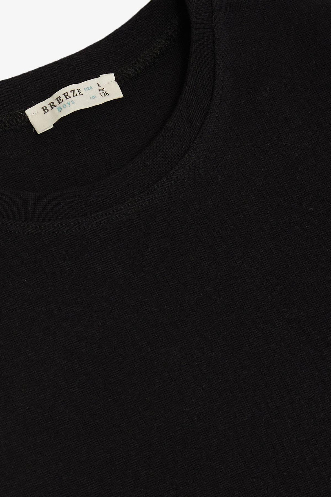 BRE Breeze Boys' Long Sleeve T-Shirt Basic 4-8 Years, Black - Alexandroúpoli