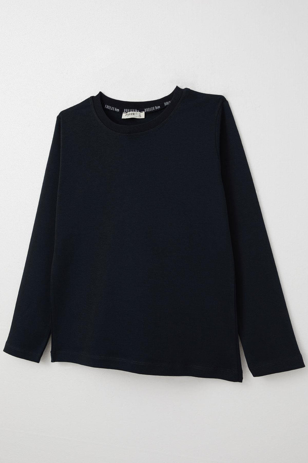 BRE Breeze Boys' Long Sleeve T-Shirt Basic 54 Years, Navy Blue - Kearns