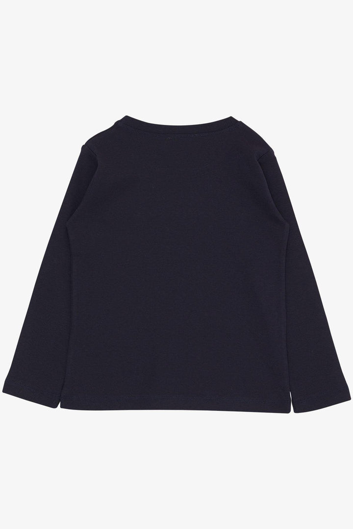 BRE Breeze Boys' Long Sleeve T-Shirt Basic 4-8 Years, Navy Blue - Tübingen