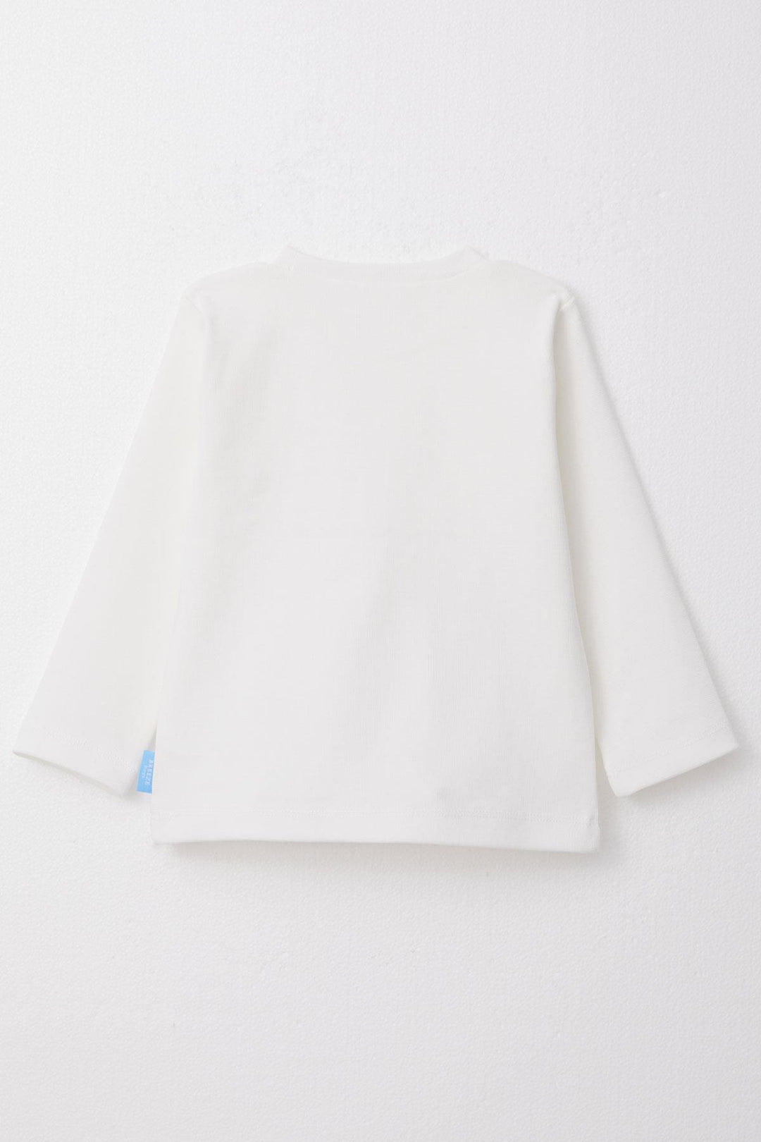 BRE Breeze Boys' Long Sleeve T-Shirt Basic 1-4 Years, White - Soest