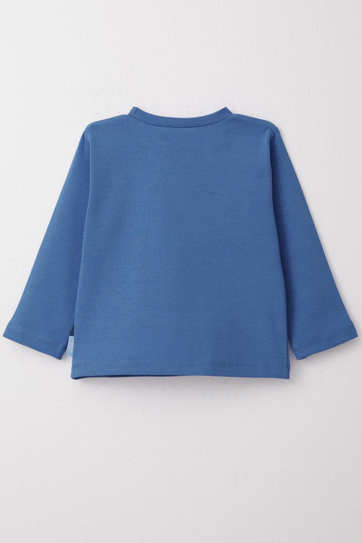 BRE Breeze Boys' Long Sleeve T-Shirt Basic 1-4 Years, Blue - Paterna