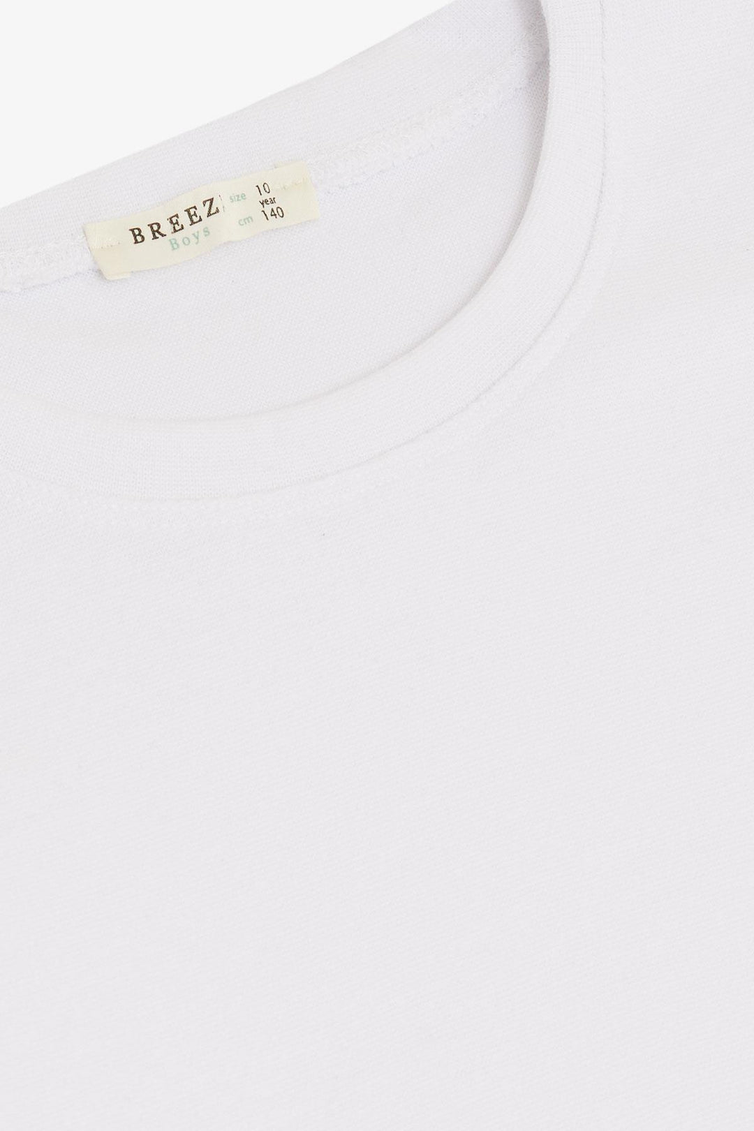 BRE Breeze Boys' Long Sleeve T-Shirt Basic 94 Years, White - Brussels