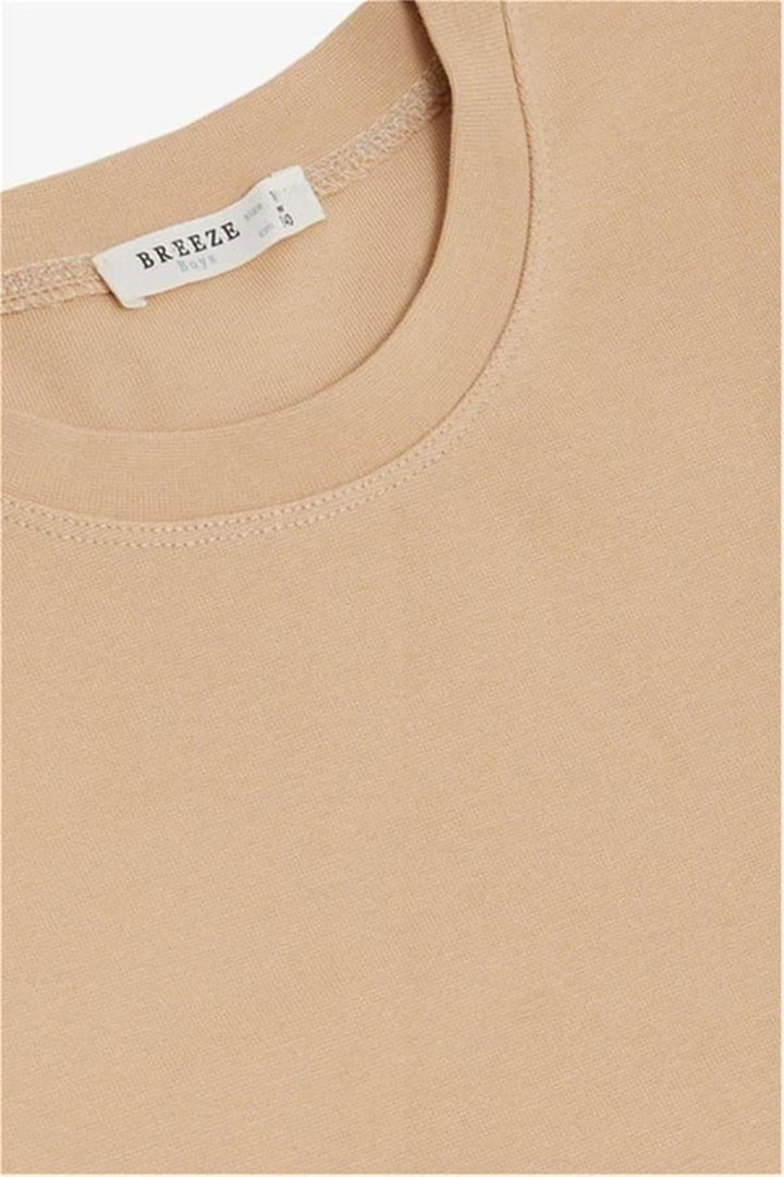BRE Breeze Boys' Long Sleeve T-Shirt Basic 94 Years, Cream - Irapuato