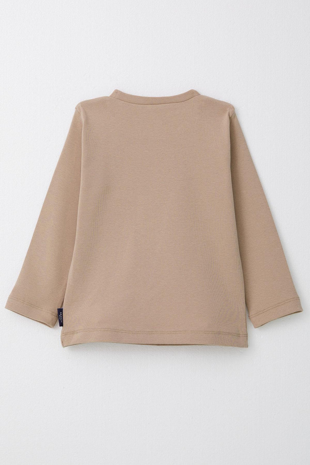 BRE Breeze Boys' Long Sleeve T-Shirt Basic 1-4 Years, Mink - Trier