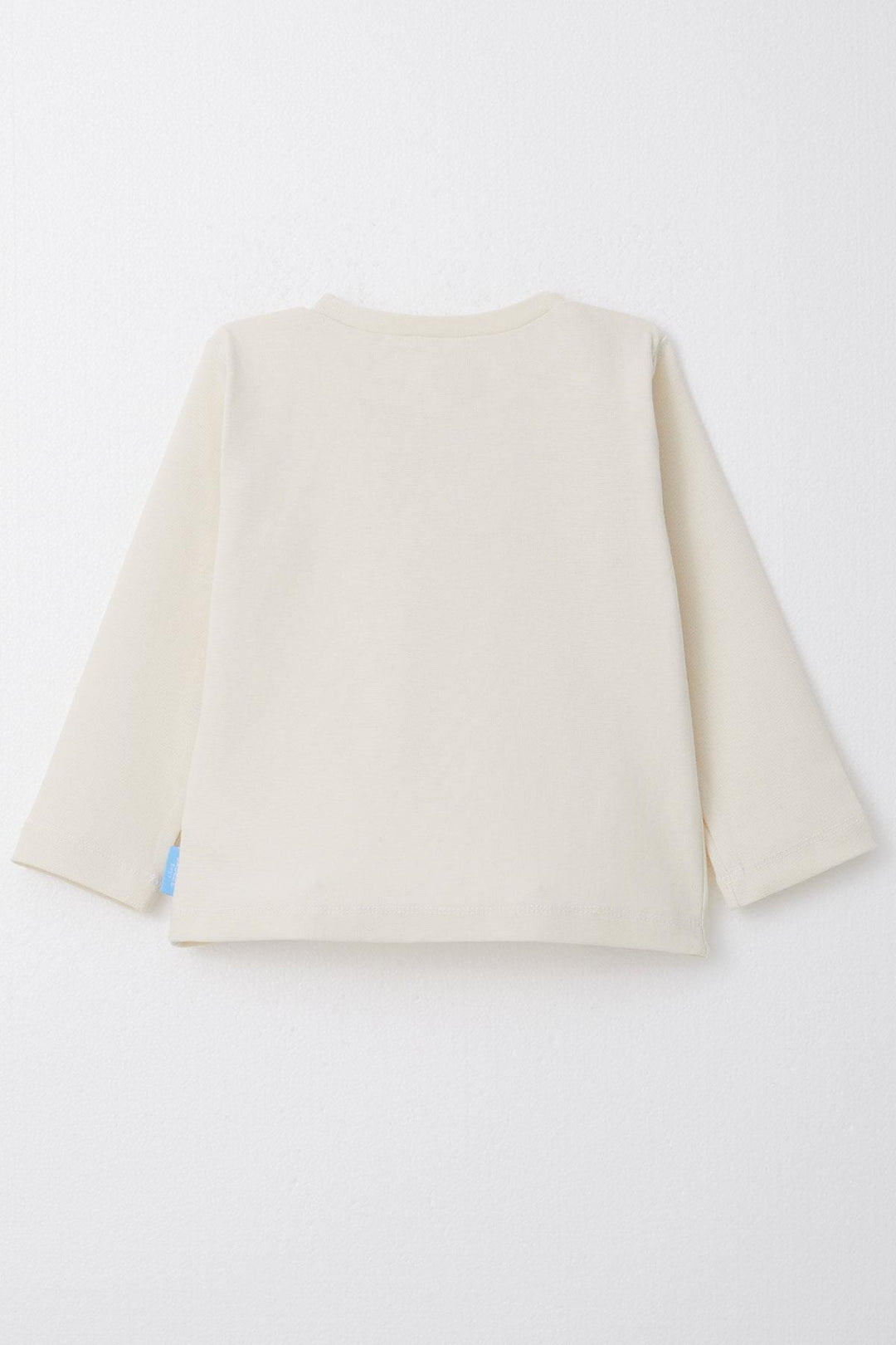 BRE Breeze Boys' Long Sleeve T-Shirt Basic 1-4 Years, Ecru - Hastings