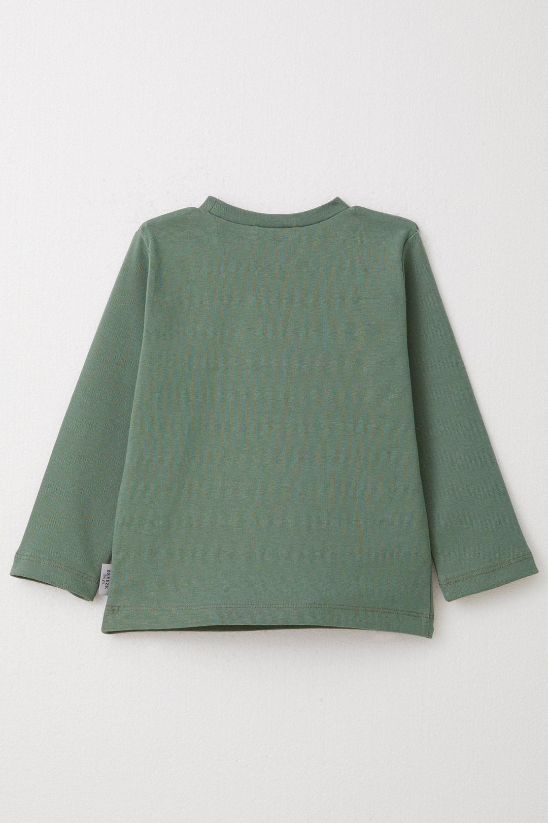 BRE Breeze Boys' Long Sleeve T-Shirt Basic 1-4 Years, Mint Green - Azusa