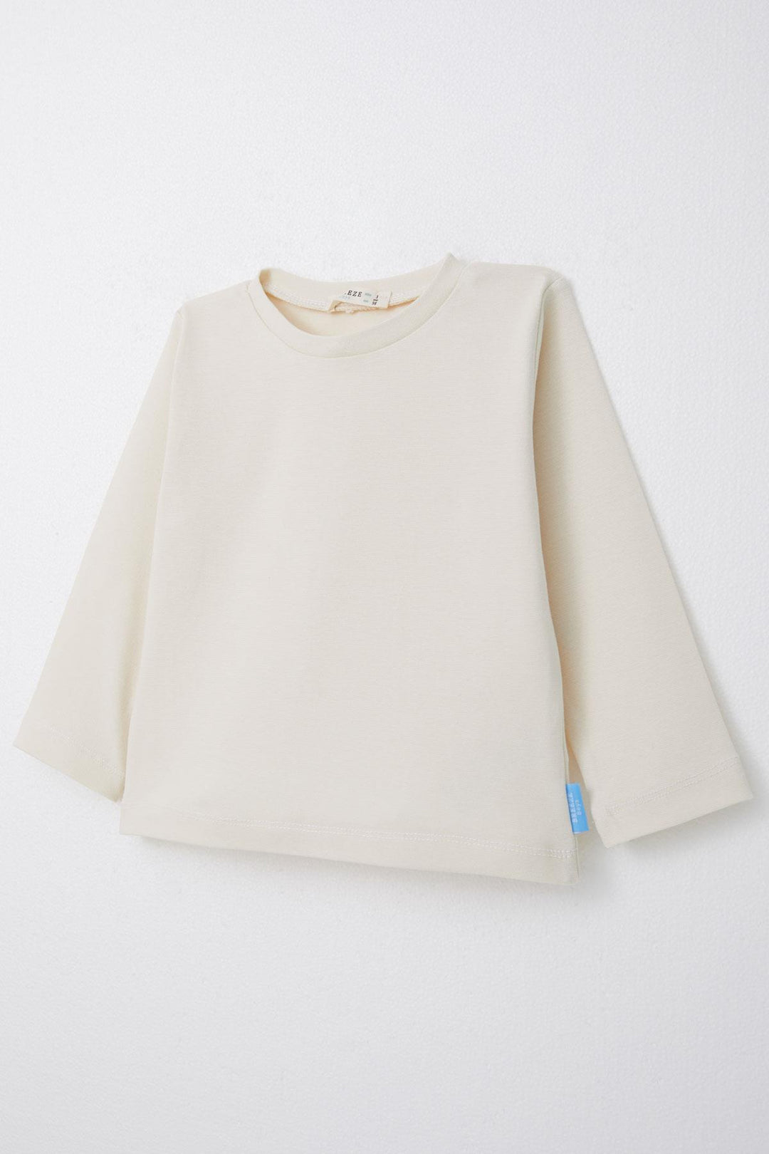 BRE Breeze Boys' Long Sleeve T-Shirt Basic 1-4 Years, Ecru - Hastings