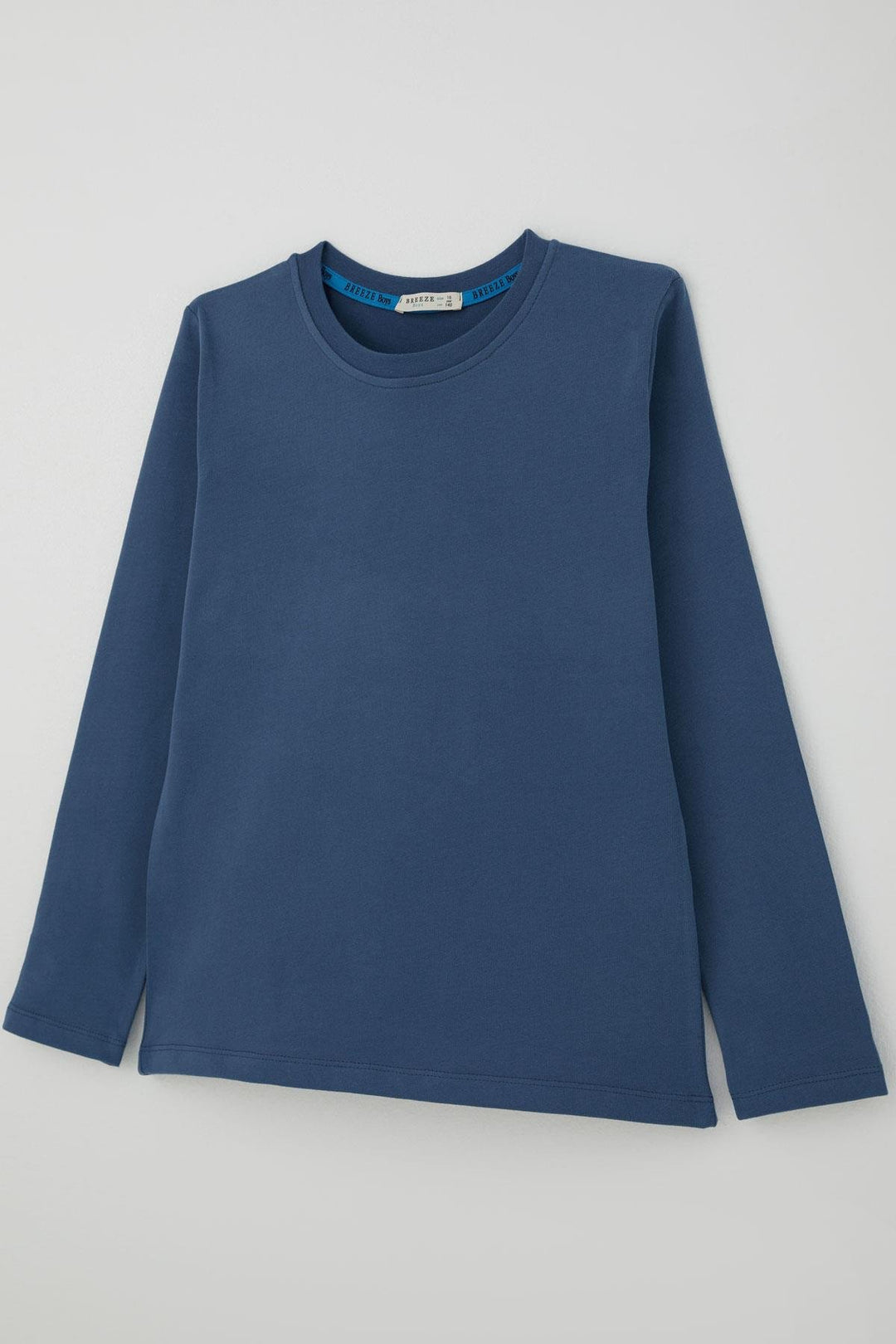 BRE Breeze Erkek Çocuk Uzun Kollu Tişört Basic 54 Yaş, İndigo - Leeuwarden