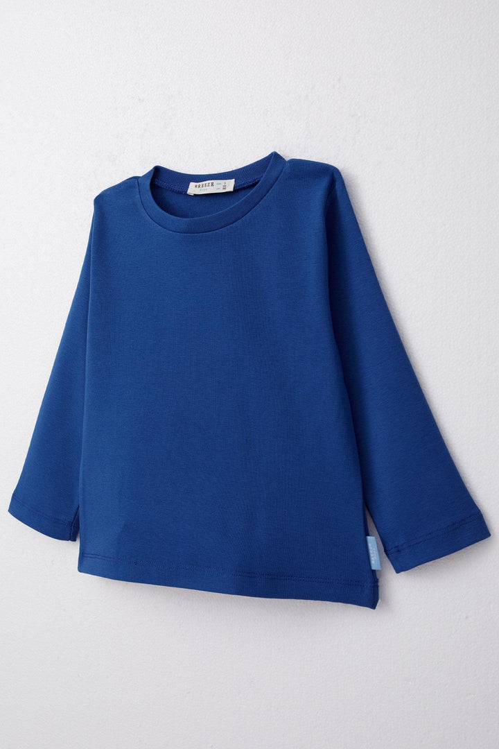 BRE Breeze Boys' Long Sleeve T-Shirt Basic 1-4 Years, Sky Blue - Amstelveen