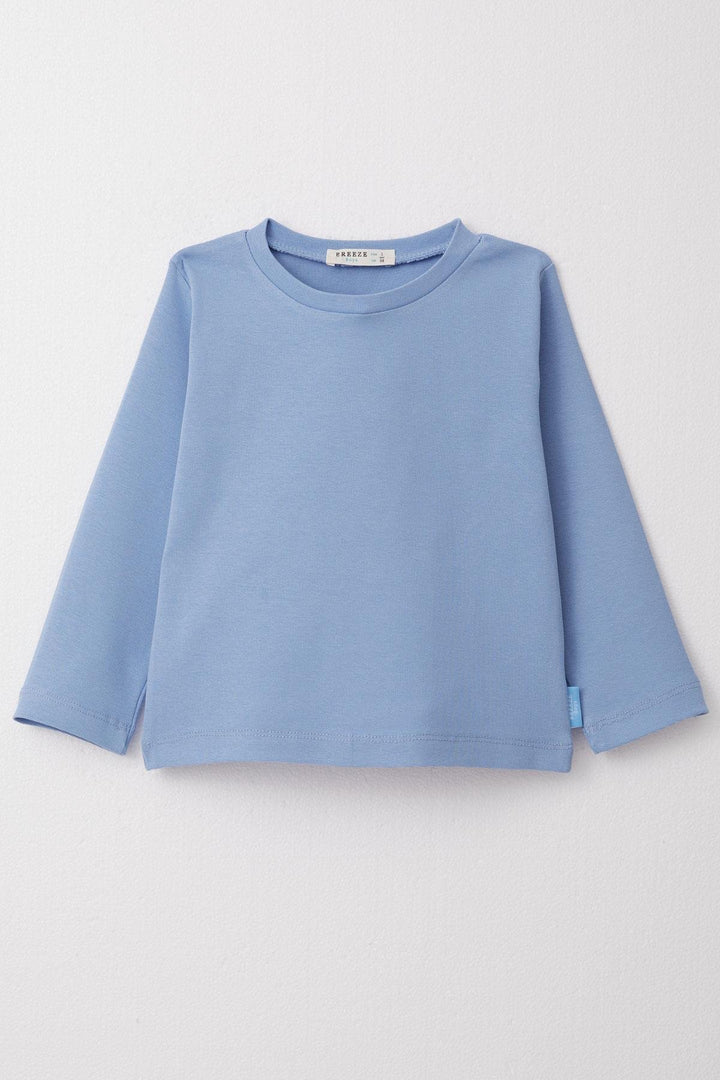 BRE Breeze Boys' Long Sleeve T-Shirt Basic 1-4 Years, Blue - Hoffman Estates