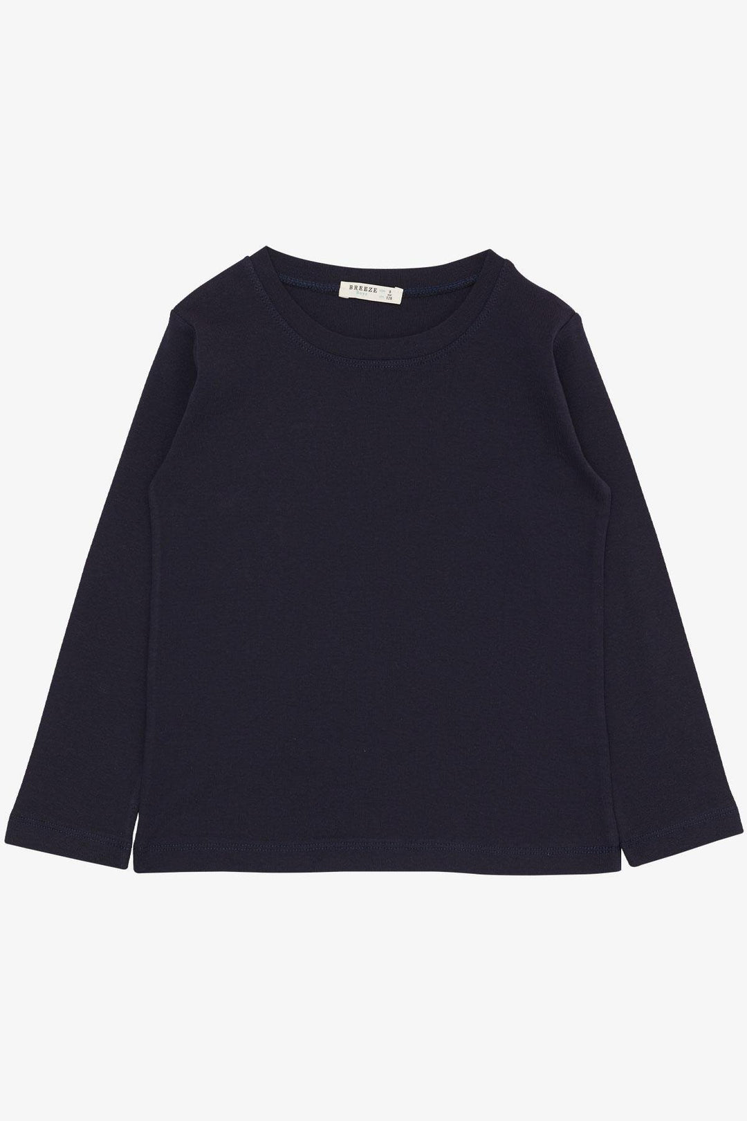 BRE Breeze Boys' Long Sleeve T-Shirt Basic 4-8 Years, Navy Blue - Tübingen