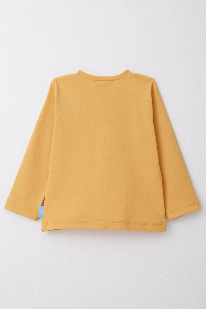 BRE Breeze Boys' Long Sleeve T-Shirt Basic 1-4 Years, Mustard Yellow - Jackson