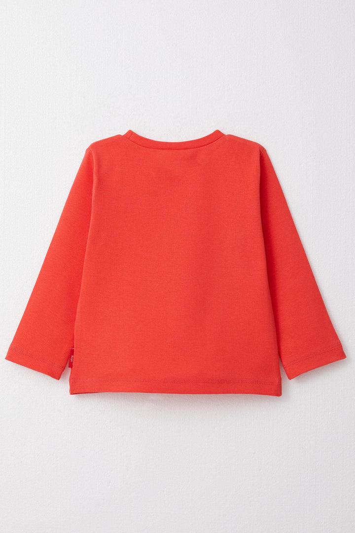BRE Breeze Boys' Long Sleeve T-Shirt Basic 1-4 Years, Pomegranate - Missoula