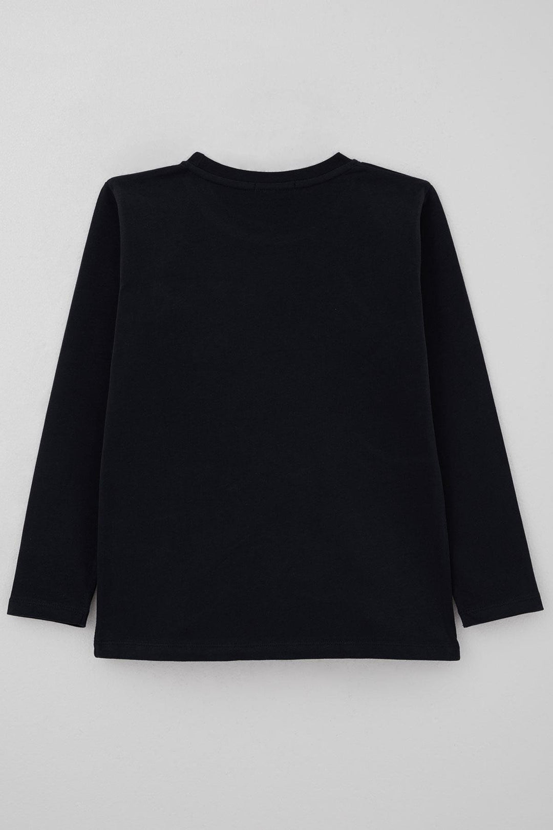 BRE Breeze Boys' Long Sleeve T-Shirt with Cool Writing Emblem Pocket, Navy, 4-8 Years - Gela
