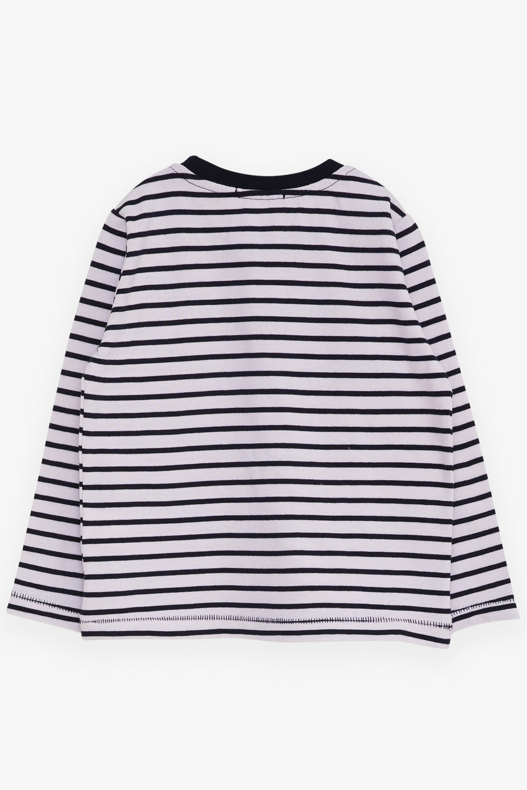 BRE Breeze Boys' Long Sleeve T-Shirt with Pocket Logo 3-8 Years, Beige - Cuneo