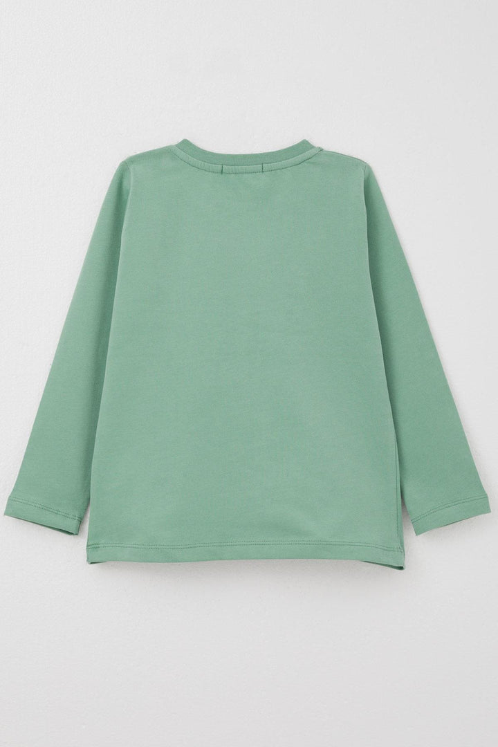 BRE Breeze Boys' Long Sleeve T-Shirt with Race Car Print 1.5-5 Years, Mint Green - Dundee