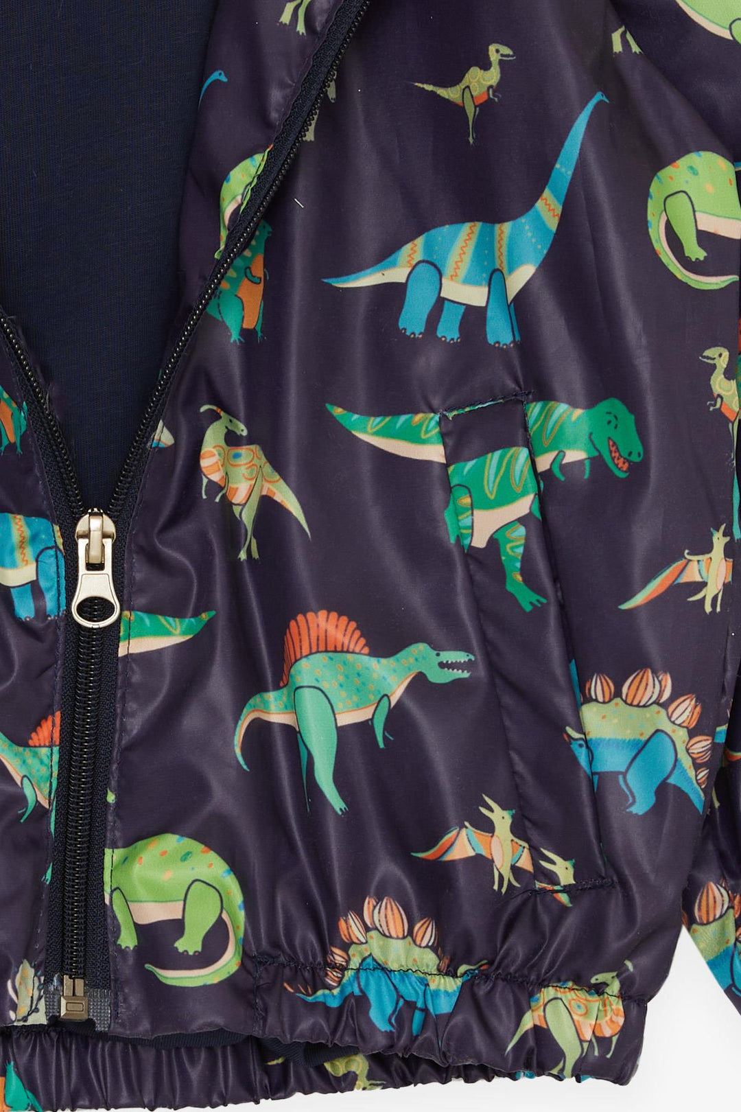 BRE Breeze Boys' Raincoat Strong Dinosaur Patterned 1-6 Years, Dark Blue - San Giuliano Milanese