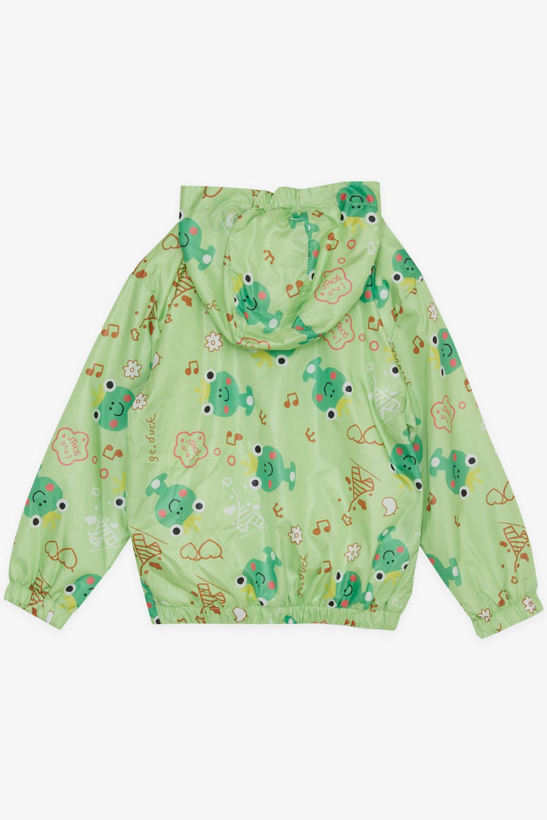 BRE Breeze Girls & Boys Boys Raincoat Frog Prince Patterned 1-5 Years, Pistachio Green - Padova