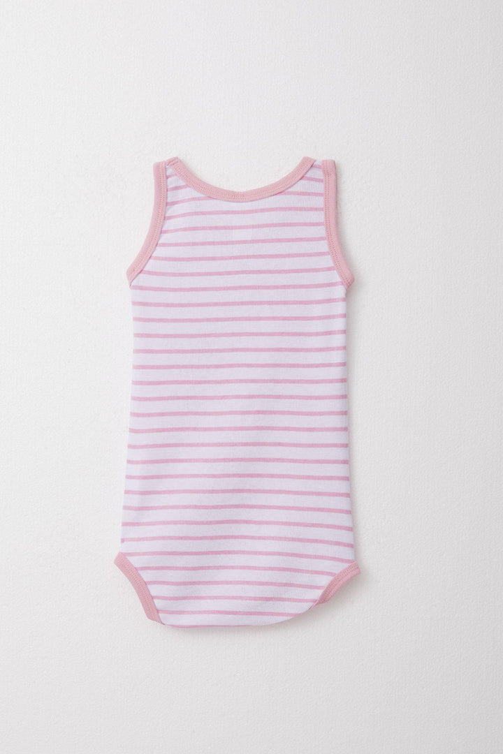 BRE Breeze Girl Baby Tank Top Bodysuit Striped 9 Months-3 Years, Pink - Belfort