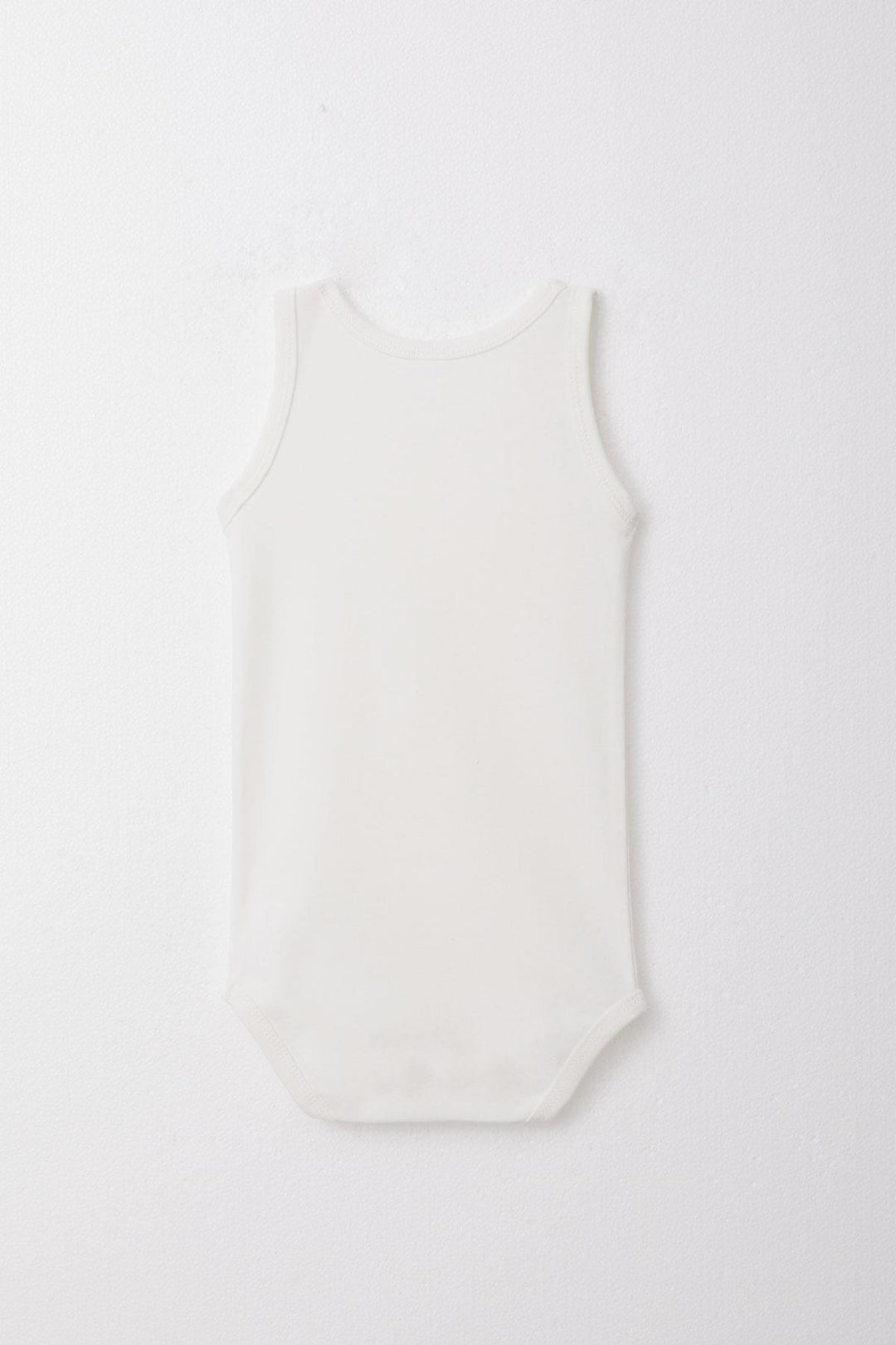 BRE Breeze Baby Girl Snap-Fastened Tank Top Bodysuit 9 Months-3 Years, Ecru - Tecámac