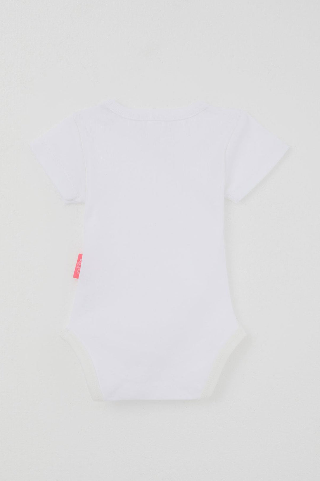 BRE Breeze Kız Bebek Çıtçıtlı Kısa Kollu Zıbın Body Basic 0-9 Ay , Ekru - Merksem