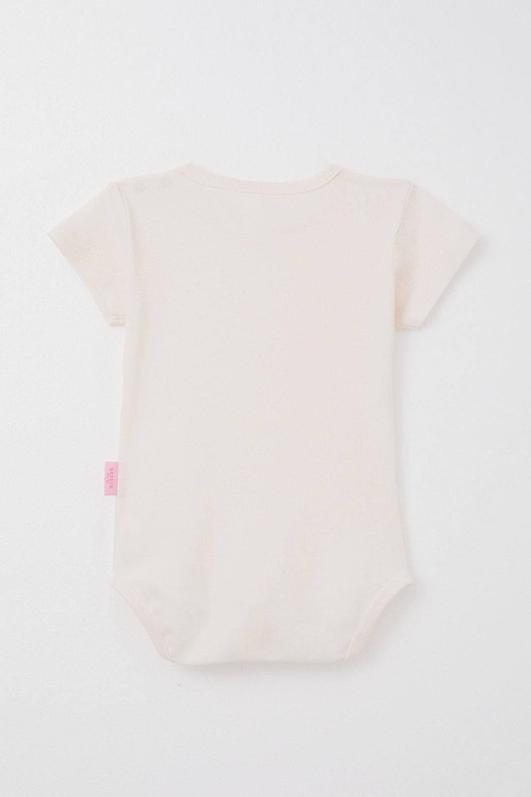 BRE Breeze Baby Girl Snap Fastener Bodysuit Basic 9 Months-3 Years, Powder - Eindhoven