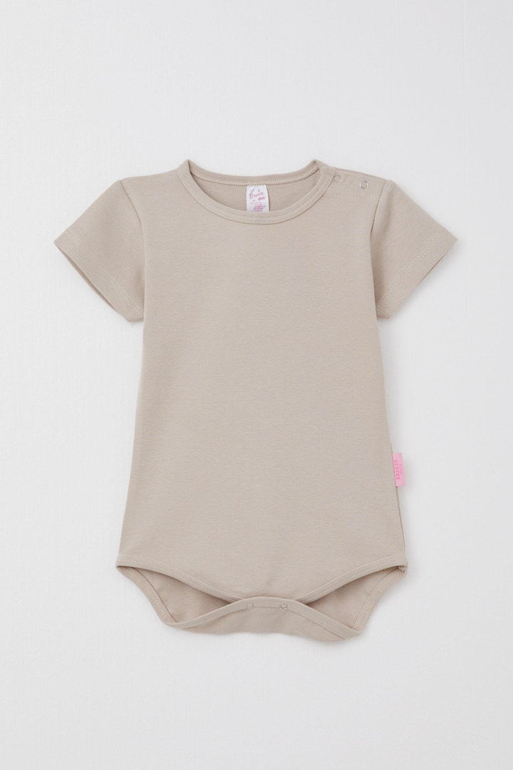 BRE Breeze Baby Girl Snap Bodysuit Basic 9 Months-3 Years, Dark Beige - Huebampo