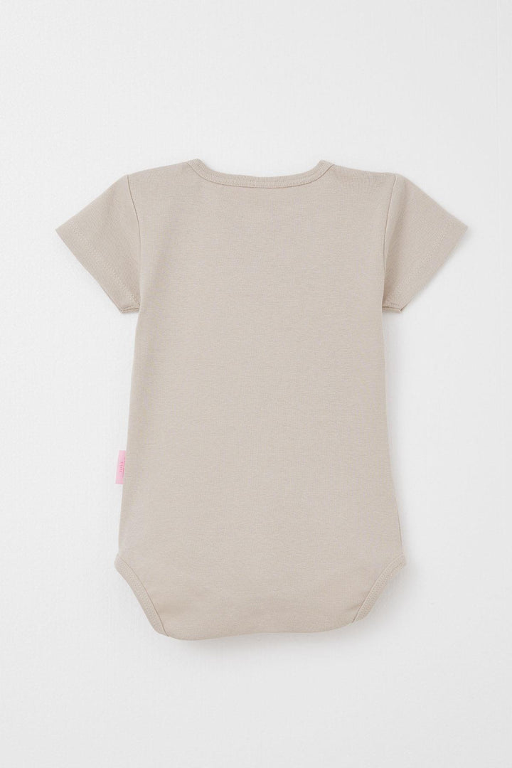 BRE Breeze Baby Girl Snap Bodysuit Basic 9 Months-3 Years, Dark Beige - Huebampo