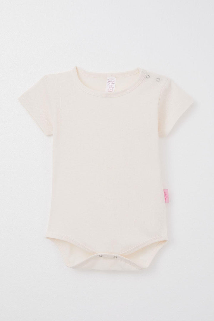 BRE Breeze Baby Girl Snap Fastener Bodysuit Basic 9 Months-3 Years, Powder - Eindhoven