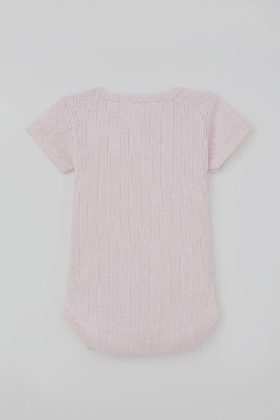 BRE Breeze Kız Bebek Çıtçıtlı Zıbın Body Jakarlı 9 Ay-3 Yaş, Pembe - Torres Vedras
